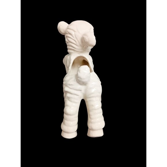 Vintage Lamb Planter NAPCO Japan MCM Hand Painted Porcelain - Picture 5 of 7